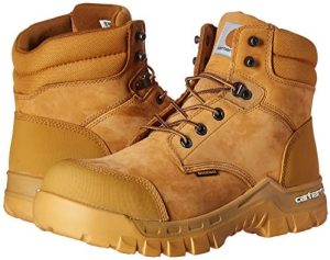 4. Carhartt Men's 6" Rugged Flex Toe Leather Work Boot
